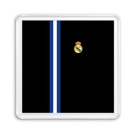 Магнит 55*55 с принтом Real Madrid Line Collection в Белгороде, Пластик | Размер: 65*65 мм; Размер печати: 55*55 мм | Тематика изображения на принте: emirates | fc | real madrid | клуб | мяч | реал мадрид