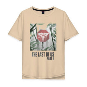Мужская футболка хлопок Oversize с принтом The Last of Us в Белгороде, 100% хлопок | свободный крой, круглый ворот, “спинка” длиннее передней части | гриб | грибы | джоэл | кордицепс | элли