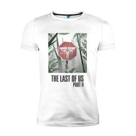 Мужская футболка премиум с принтом The Last of Us в Белгороде, 92% хлопок, 8% лайкра | приталенный силуэт, круглый вырез ворота, длина до линии бедра, короткий рукав | гриб | грибы | джоэл | кордицепс | элли