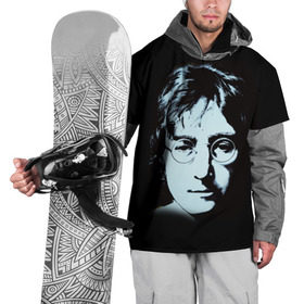 Накидка на куртку 3D с принтом Джон Леннон 7 в Белгороде, 100% полиэстер |  | Тематика изображения на принте: john lennon | the beatles | битлс | джон леннон
