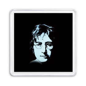 Магнит 55*55 с принтом Джон Леннон 7 в Белгороде, Пластик | Размер: 65*65 мм; Размер печати: 55*55 мм | Тематика изображения на принте: john lennon | the beatles | битлс | джон леннон