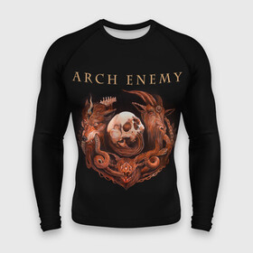 Мужской рашгард 3D с принтом Arch Enemy в Белгороде,  |  | Тематика изображения на принте: alissa white gluz | arch enemy | алисса уайт глаз | арч энеми