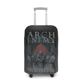 Чехол для чемодана 3D с принтом Arch Enemy в Белгороде, 86% полиэфир, 14% спандекс | двустороннее нанесение принта, прорези для ручек и колес | alissa white gluz | arch enemy | алисса уайт глаз | арч энеми