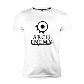 Мужская футболка премиум с принтом Arch Enemy в Белгороде, 92% хлопок, 8% лайкра | приталенный силуэт, круглый вырез ворота, длина до линии бедра, короткий рукав | alissa white gluz | arch enemy | алисса уайт глаз | арч энеми