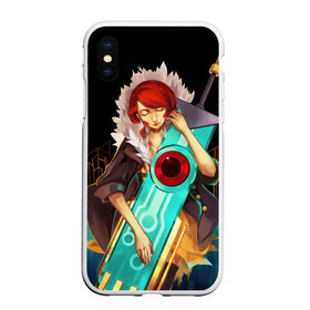 Чехол для iPhone XS Max матовый с принтом Transistor 6 в Белгороде, Силикон | Область печати: задняя сторона чехла, без боковых панелей | camerata | cloudbank | process | red | transistor | камерата | клаудбанк | процесс | ред | робот | роботы | транзистор