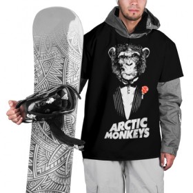 Накидка на куртку 3D с принтом Arctic Monkeys в Белгороде, 100% полиэстер |  | алекс тёрнер | арктик | арктические мартышки | гаражный | группа | джейми кук | инди рок | манкис | музыка | мэтт хелдер | ник о мэлли | обезьяна | постпанк ривайвл | психоделический | рок