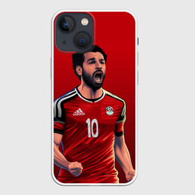 Чехол для iPhone 13 mini с принтом Мохамед Салах в Белгороде,  |  | mohamed salah ghaly | ливерпуль | мохаммед салах хамед гали | сборная египта | спорт | футбол