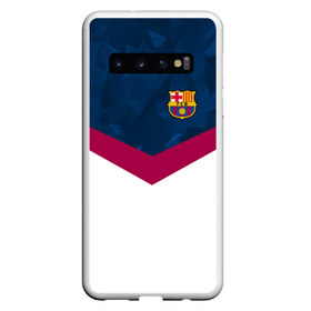 Чехол для Samsung Galaxy S10 с принтом FC Barcelona 2018 New в Белгороде, Силикон | Область печати: задняя сторона чехла, без боковых панелей | Тематика изображения на принте: fc | fc barcelona | fcb | fly emirates | ronaldo | абстракция | барселона | геометрия | зож | клуб | линии | месси | модные | мяч | реал мадрид | спорт | спортивные | тренды | футбол | футбольный клуб | эмблема