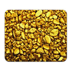 Коврик прямоугольный с принтом Золотые камешки в Белгороде, натуральный каучук | размер 230 х 185 мм; запечатка лицевой стороны | abstraction | gold | rich | texture | богатство | золотая абстракция | золото | кубики | текстура
