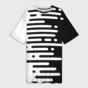 Платье-футболка 3D с принтом Необычная геометрия в Белгороде,  |  | Тематика изображения на принте: abstraction | engine | pattern | абстракция | геометрия | графики | движение | краска | текстура | чертежи | штрихи