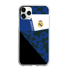 Чехол для iPhone 11 Pro Max матовый с принтом Real Madrid 2018 Sport Version в Белгороде, Силикон |  | emirates | fc | real madrid | клуб | мяч | реал мадрид