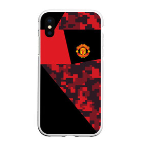 Чехол для iPhone XS Max матовый с принтом Manchester United 2018 Sport в Белгороде, Силикон | Область печати: задняя сторона чехла, без боковых панелей | Тематика изображения на принте: emirates | fc | manchester united | абстракция | геометрия | зож | клуб | линии | манчестер юнайтед | модные | мяч | россии | спорт | спортивные | стиль | тренды | футбол | футбольный клуб | экстрим | эмблема