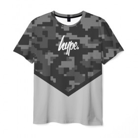 Мужская футболка 3D с принтом Hype Military #3 в Белгороде, 100% полиэфир | прямой крой, круглый вырез горловины, длина до линии бедер | Тематика изображения на принте: 