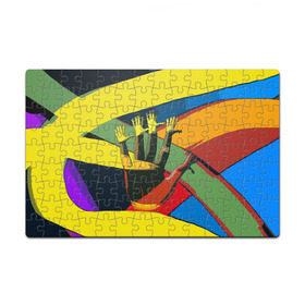 Пазл магнитный 126 элементов с принтом Finger abstraction в Белгороде, полимерный материал с магнитным слоем | 126 деталей, размер изделия —  180*270 мм | abstract | abstraction | chaos | fingers | hand | абстракция | красочная | красочный | пальцы | рука | хаос | яркая | яркий