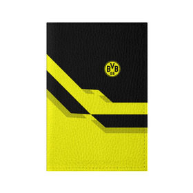 Обложка для паспорта матовая кожа с принтом FC Borussia Dortmund 2018 в Белгороде, натуральная матовая кожа | размер 19,3 х 13,7 см; прозрачные пластиковые крепления | боруссия | дортмунд