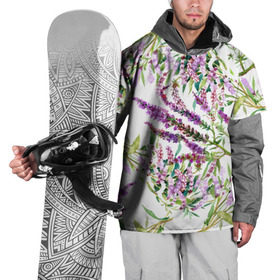 Накидка на куртку 3D с принтом Лаванда в Белгороде, 100% полиэстер |  | vppdgryphon | арт | лаванда | лес | тропики | франция | цветок | цветы