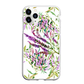 Чехол для iPhone 11 Pro матовый с принтом Лаванда в Белгороде, Силикон |  | vppdgryphon | арт | лаванда | лес | тропики | франция | цветок | цветы