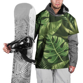 Накидка на куртку 3D с принтом Доисторический лес в Белгороде, 100% полиэстер |  | Тематика изображения на принте: vppdgryphon | арт | краска | лес | папоротник | прикольные | тропики | цветные | цветок | цветы
