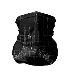 Бандана-труба 3D с принтом diagram в Белгороде, 100% полиэстер, ткань с особыми свойствами — Activecool | плотность 150‒180 г/м2; хорошо тянется, но сохраняет форму | technology | график | черный