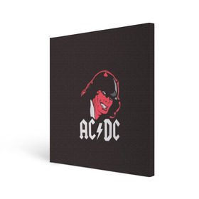 Холст квадратный с принтом Чёрт AC/DC в Белгороде, 100% ПВХ |  | ac dc | acdc | ангус янг | блюз рок | крис слэйд | рок группа | рок н ролл | стиви янг | хард рок | эксл роуз