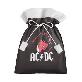 Подарочный 3D мешок с принтом Чёрт AC/DC в Белгороде, 100% полиэстер | Размер: 29*39 см | ac dc | acdc | ангус янг | блюз рок | крис слэйд | рок группа | рок н ролл | стиви янг | хард рок | эксл роуз