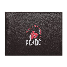 Обложка для студенческого билета с принтом Чёрт AC/DC в Белгороде, натуральная кожа | Размер: 11*8 см; Печать на всей внешней стороне | ac dc | acdc | ангус янг | блюз рок | крис слэйд | рок группа | рок н ролл | стиви янг | хард рок | эксл роуз