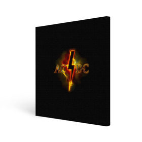 Холст квадратный с принтом AC/DC огонь в Белгороде, 100% ПВХ |  | ac dc | acdc | ангус янг | блюз рок | крис слэйд | надпись | рок группа | рок н ролл | стиви янг | хард рок | эксл роуз