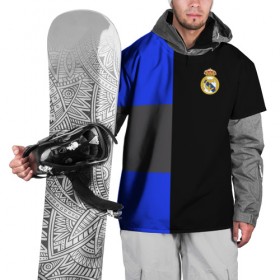 Накидка на куртку 3D с принтом Real Madrid 2018 Black Version в Белгороде, 100% полиэстер |  | Тематика изображения на принте: emirates | fc | real madrid | клуб | мяч | реал мадрид
