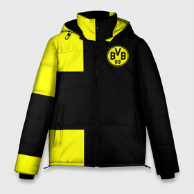 Мужская зимняя куртка 3D с принтом FC Borussia Dortmund Black в Белгороде, верх — 100% полиэстер; подкладка — 100% полиэстер; утеплитель — 100% полиэстер | длина ниже бедра, свободный силуэт Оверсайз. Есть воротник-стойка, отстегивающийся капюшон и ветрозащитная планка. 

Боковые карманы с листочкой на кнопках и внутренний карман на молнии. | Тематика изображения на принте: боруссия | дортмунд