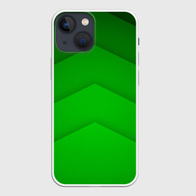 Чехол для iPhone 13 mini с принтом GREEN STRIPES   ЗЕЛЁНЫЕ ПОЛОСЫ в Белгороде,  |  | Тематика изображения на принте: абстракция | геометрия | зеленый | модные.мода | пирамиды | полосы.линии | тренды | треугольники | узоры