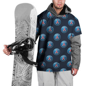 Накидка на куртку 3D с принтом ПСЖ в Белгороде, 100% полиэстер |  | Тематика изображения на принте: psg | пари сен жермен | псж | псж лого | спорт | футбол