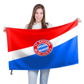 Флаг 3D с принтом FC Bayern 2018 Colors в Белгороде, 100% полиэстер | плотность ткани — 95 г/м2, размер — 67 х 109 см. Принт наносится с одной стороны | bayern | fly fc | бавария | спорт | футбольный клуб