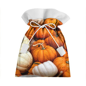 Подарочный 3D мешок с принтом тыквы в Белгороде, 100% полиэстер | Размер: 29*39 см | halloween | дача | овощи | октябрь | оранжевый | осень | сентябрь | тыква | хеллуин