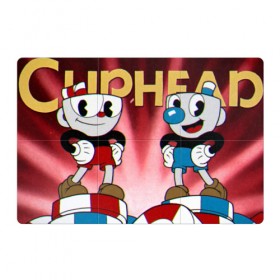 Магнитный плакат 3Х2 с принтом Cuphead в Белгороде, Полимерный материал с магнитным слоем | 6 деталей размером 9*9 см | Тематика изображения на принте: 