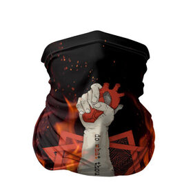 Бандана-труба 3D с принтом Hot Heart в Белгороде, 100% полиэстер, ткань с особыми свойствами — Activecool | плотность 150‒180 г/м2; хорошо тянется, но сохраняет форму | fire | heart | hot | satan | горячий | красный | культ | надписи | огниво | огонь | пекло | рок | рокнролл | рука | сатана | секта | сердце | сила | тату | черный | яркие