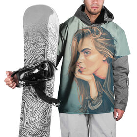Накидка на куртку 3D с принтом Cara Delevingne 3 в Белгороде, 100% полиэстер |  | Тематика изображения на принте: cara delevingne | кара делевинь