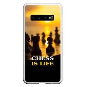Чехол для Samsung Galaxy S10 с принтом Шахматы - это жизнь в Белгороде, Силикон | Область печати: задняя сторона чехла, без боковых панелей | chess | game | sport | гроссмейстер | закат | игра | интеллект | солнце | спорт | фигура | шахматист | шахматы