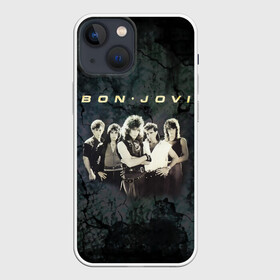 Чехол для iPhone 13 mini с принтом Группа Bon Jovi в Белгороде,  |  | bon jovi | бон | бон джови | глэм | группа | джови | джон | рок | хард