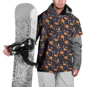 Накидка на куртку 3D с принтом Лисоньки в Белгороде, 100% полиэстер |  | Тематика изображения на принте: cute | forest | fox | грибы | лес | лиса | лисица | лисичка | листья | сказочный