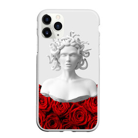 Чехол для iPhone 11 Pro матовый с принтом GIRL SNAKE ROSES РОЗЫ в Белгороде, Силикон |  | букет | веты | красный | лепестки | модные | полосы | природа | растения | розочки | розы | сад | тренды | цвет | черный