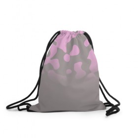 Рюкзак-мешок 3D с принтом Камуфляж пурпурно-розовый Up в Белгороде, 100% полиэстер | плотность ткани — 200 г/м2, размер — 35 х 45 см; лямки — толстые шнурки, застежка на шнуровке, без карманов и подкладки | 
