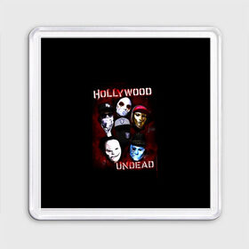 Магнит 55*55 с принтом Группа Hollywood Undead в Белгороде, Пластик | Размер: 65*65 мм; Размер печати: 55*55 мм | charlie scene | danny | funny man | hollywood | j dog | johnny 3 tears | undead | альтернативный | андед | голивуд | голливудская | группа | кранккор | метал | нежить | ню | реп | рок | рэп | рэпкор