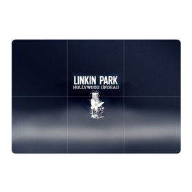 Магнитный плакат 3Х2 с принтом Linkin Park и Hollywood Undead в Белгороде, Полимерный материал с магнитным слоем | 6 деталей размером 9*9 см | 