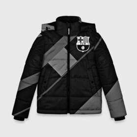 Зимняя куртка для мальчиков 3D с принтом FC Barcelona gray collection в Белгороде, ткань верха — 100% полиэстер; подклад — 100% полиэстер, утеплитель — 100% полиэстер | длина ниже бедра, удлиненная спинка, воротник стойка и отстегивающийся капюшон. Есть боковые карманы с листочкой на кнопках, утяжки по низу изделия и внутренний карман на молнии. 

Предусмотрены светоотражающий принт на спинке, радужный светоотражающий элемент на пуллере молнии и на резинке для утяжки | fc barcelona | мяч | спорт | футбол | чеппионат