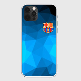 Чехол для iPhone 12 Pro Max с принтом FC Barcelona polygon 2018 в Белгороде, Силикон |  | fc barcelona | мяч | спорт | футбол | чеппионат 