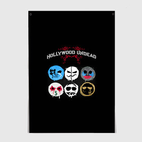 Постер с принтом Hollywood Undead маски в Белгороде, 100% бумага
 | бумага, плотность 150 мг. Матовая, но за счет высокого коэффициента гладкости имеет небольшой блеск и дает на свету блики, но в отличии от глянцевой бумаги не покрыта лаком | charlie scene | danny | funny man | hollywood | j dog | johnny 3 tears | undead | альтернативный | андед | голивуд | голливудская | группа | кранккор | метал | нежить | ню | реп | рок | рэп | рэпкор