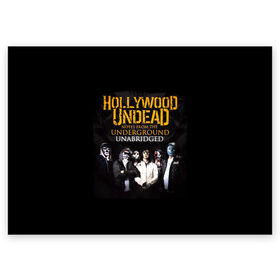 Поздравительная открытка с принтом Hollywood Undead Underground в Белгороде, 100% бумага | плотность бумаги 280 г/м2, матовая, на обратной стороне линовка и место для марки
 | charlie scene | danny | funny man | hollywood | j dog | johnny 3 tears | undead | альтернативный | андед | голивуд | голливудская | группа | кранккор | метал | нежить | ню | реп | рок | рэп | рэпкор