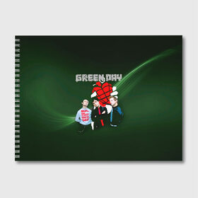 Альбом для рисования с принтом Группа Green Day в Белгороде, 100% бумага
 | матовая бумага, плотность 200 мг. | american idiot | green day | альтернативный | билли джо армстронг | грин дей | группа | зелёный день | майк дёрнт | музыка | надпись | панк | поп | поппанк | рок | тре кул