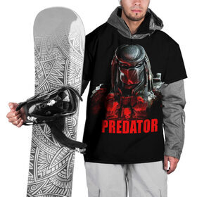 Накидка на куртку 3D с принтом Predator в Белгороде, 100% полиэстер |  | блокбастер | боевик | кино | киногерой | кинофильм | оружие | фантастика | хищник