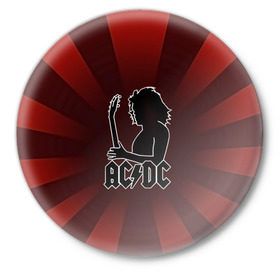Значок с принтом Солист AC/DC в Белгороде,  металл | круглая форма, металлическая застежка в виде булавки | ac dc | acdc | австралийская | альбом | ангус янг | блюз рок | гитара | головы | группа | крис слэйд | музыканты | надпись | певцы | рок | рок н ролл | стиви янг | хард рок | эксл роуз